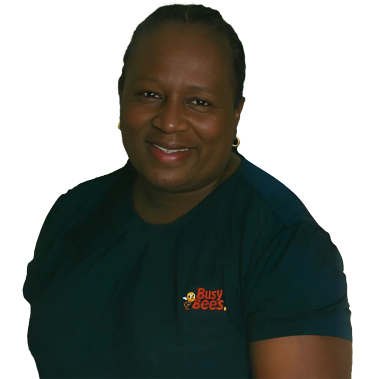 Tayo Ologan, Assistant Manager of Busy Bees childcare in Kalgoorlie.