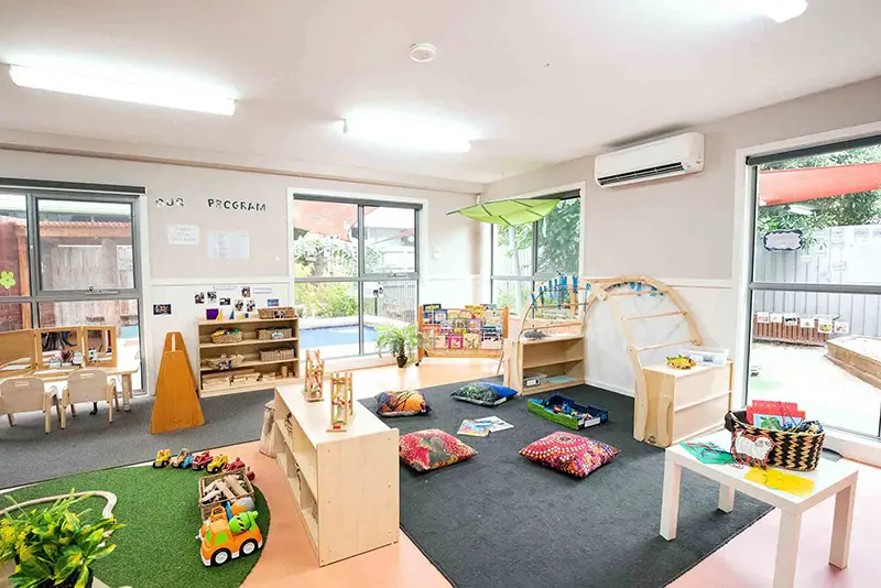 preschool classroom at Bentleigh East childcare centre