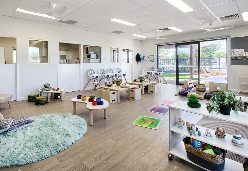 Nursery day care room at Eglinton childcare centre