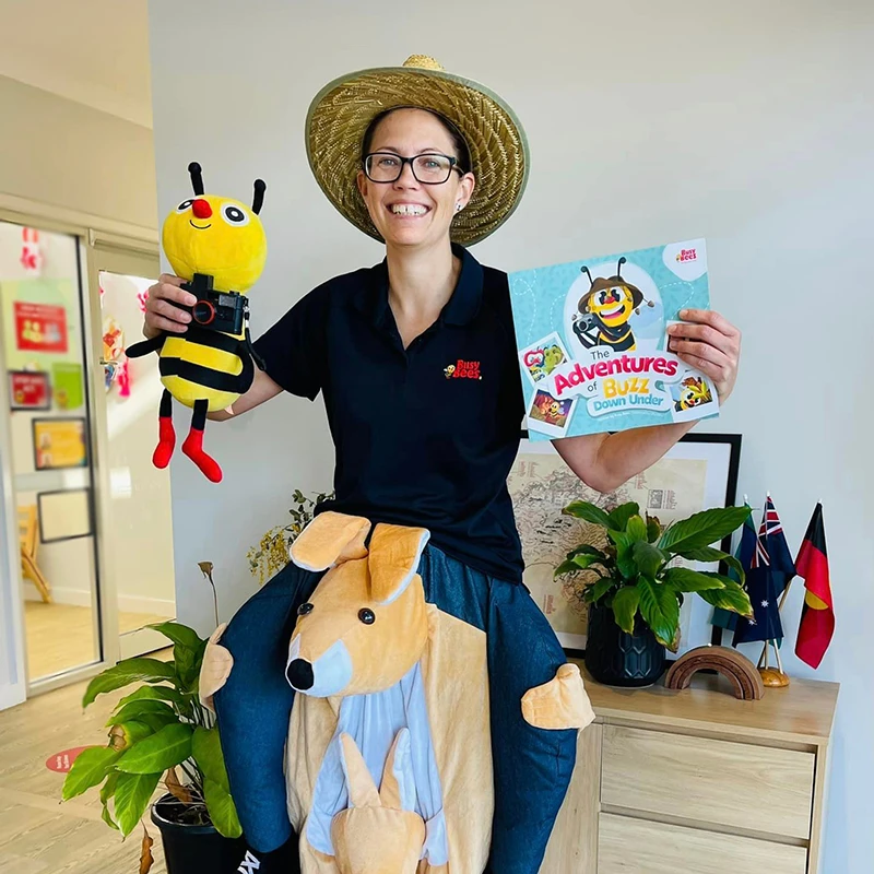 Busy Bees Educator wearing a Book Week costume