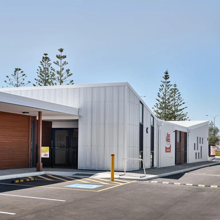 Accessible car parking space at Eglinton childcare